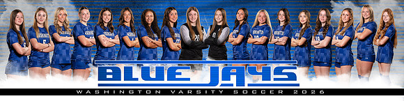 Washington Soccer Banner 3x12