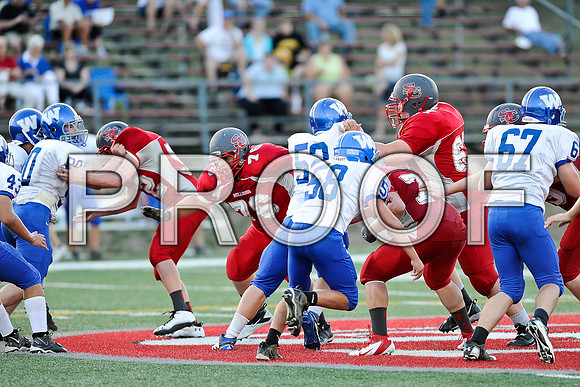 Washington @ St. Clair high school Junior Varsity football