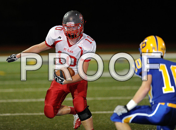 St. Clair @ Borgia high school Junior Varsity football
