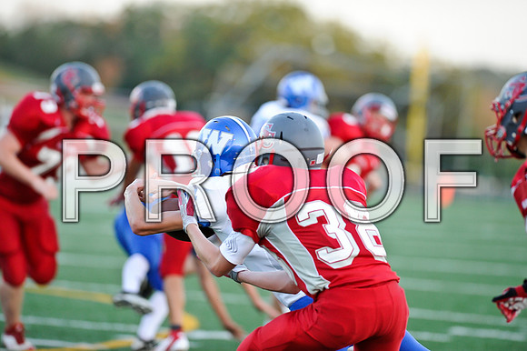 Washington @ St. Clair high school Junior Varsity football