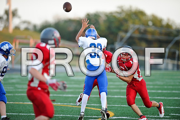 Washington @ St. Clair high school Junior Varsity football