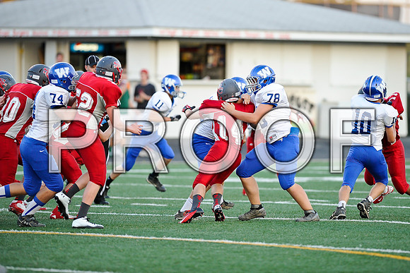 Washington @ St. Clair high school Junior Varsity football