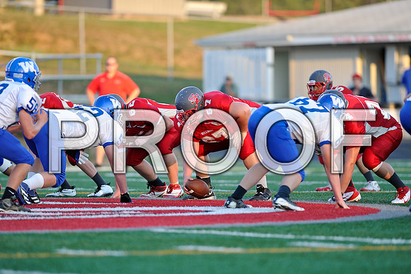 Washington @ St. Clair high school Junior Varsity football