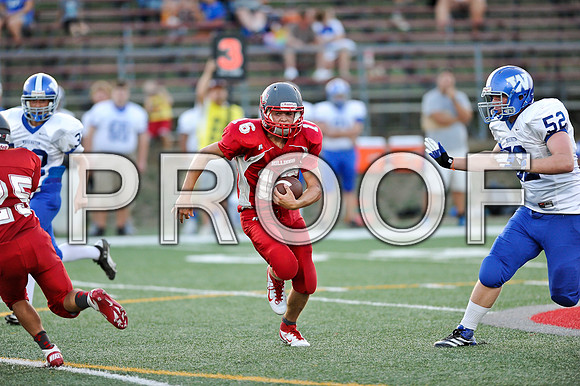 Washington @ St. Clair high school Junior Varsity football